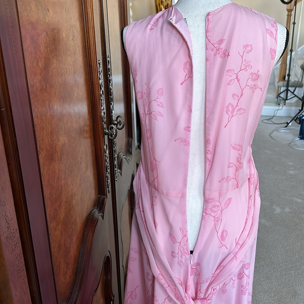 Adrianna Papell Silk Sleeveless Maxi Dress - Picture 9 of 13